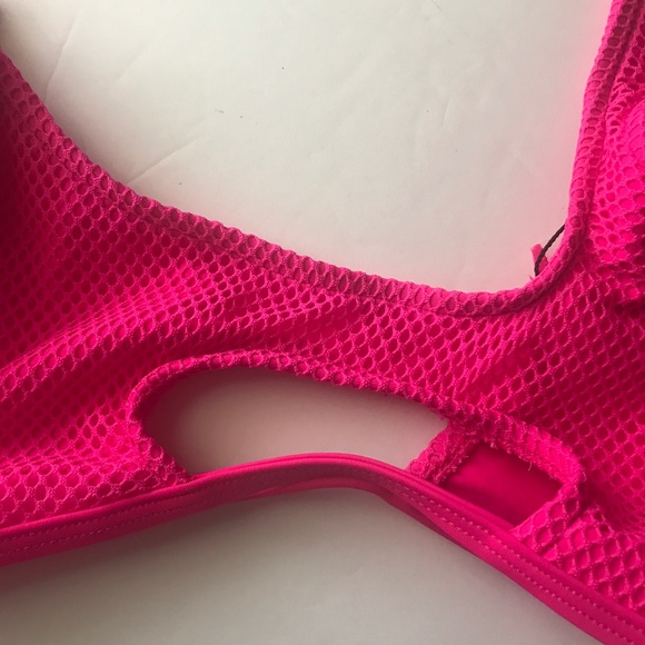 NWOT✴️Fashion Nova Neon Pink Bikini. Small - Picture 3 of 3